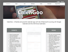 Tablet Screenshot of calengoo.dgunia.de